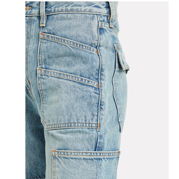 SLVRLAKE Savior High Rise Straight Leg Cargo Jeans - Picture 2 of 5